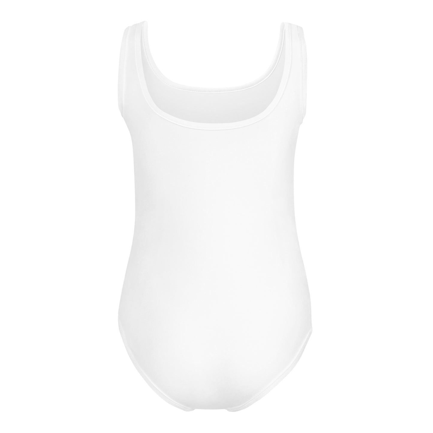 Girls White Buttery Soft Leotard