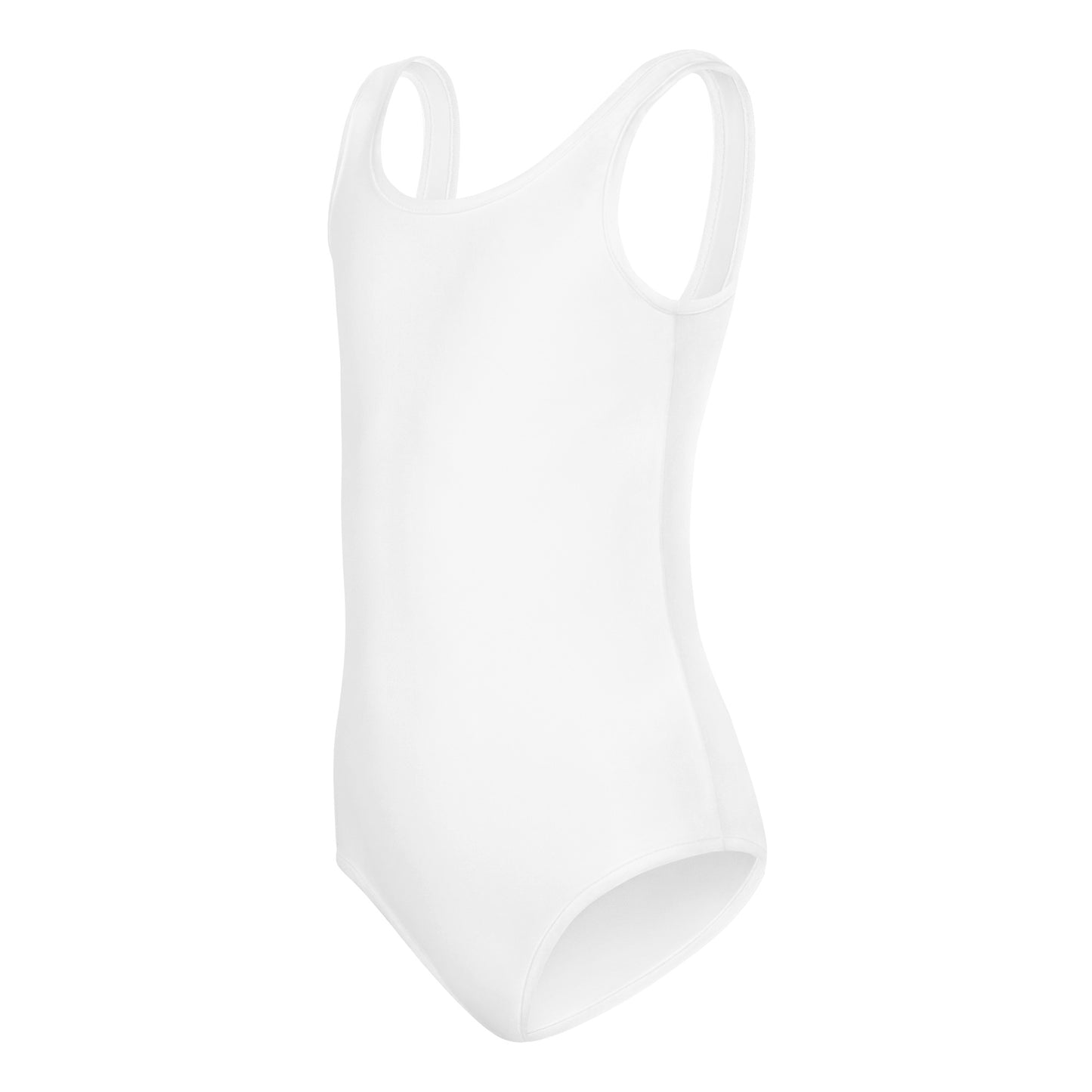 Girls White Buttery Soft Leotard
