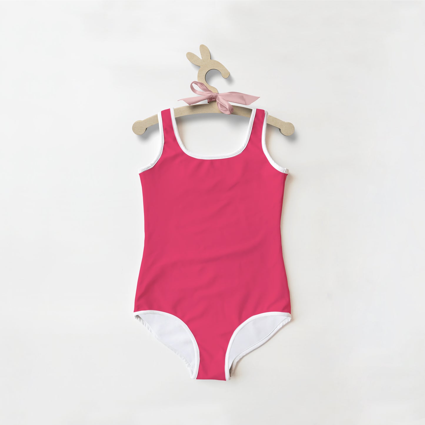 Girls Buttery Soft Rose Color Swimsuit