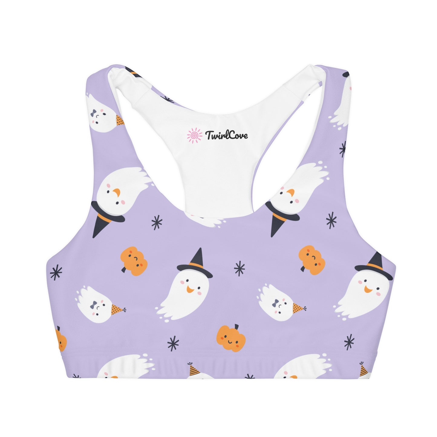 Girls Ghost Witch Sports Bra