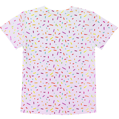 Girls Colorful Sprinkles Custom Age It's My Birthday T-Shirt