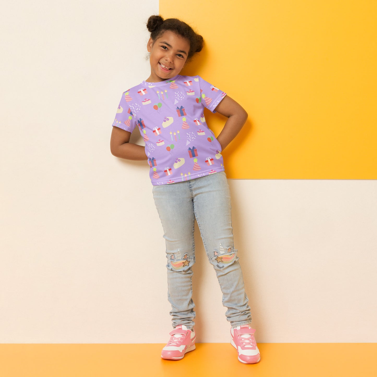 Girls Birthday Pattern T-Shirt