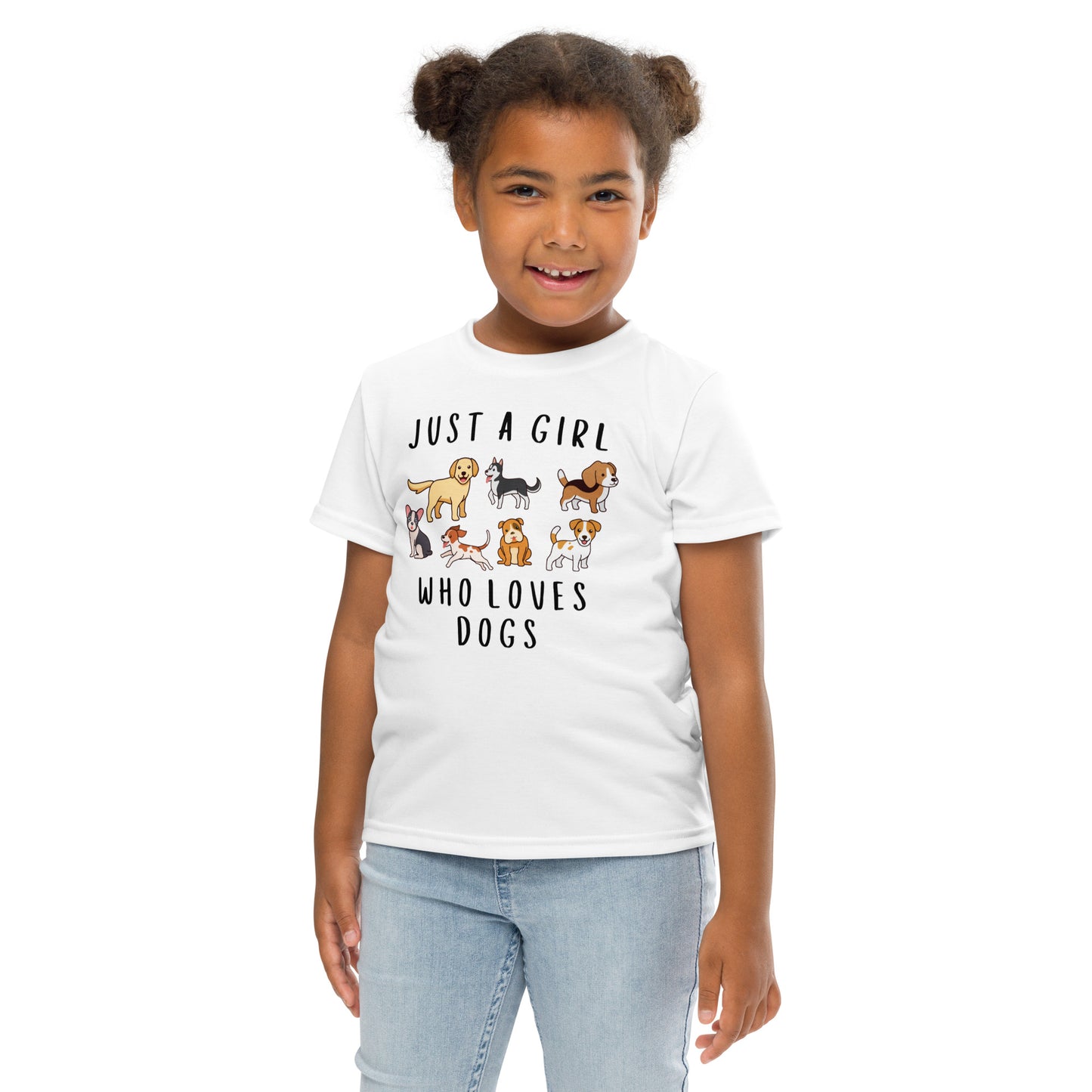 Girls 'Just A Girl Who Loves Dogs' T-Shirt