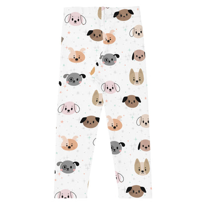 Kids Dog Face Leggings