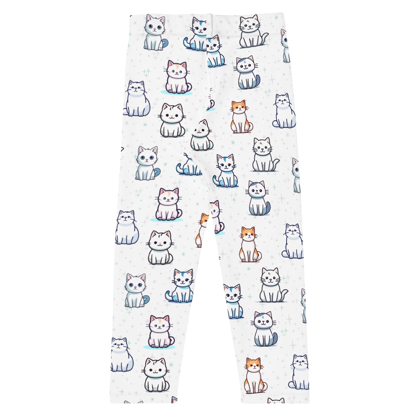 Girls Cats Pattern Buttery Soft Leggings