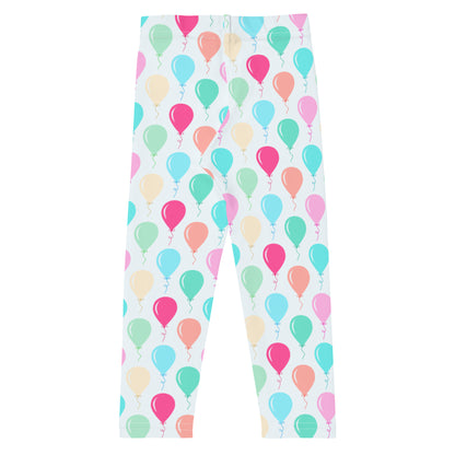 Girls Birthday Balloon Leggings