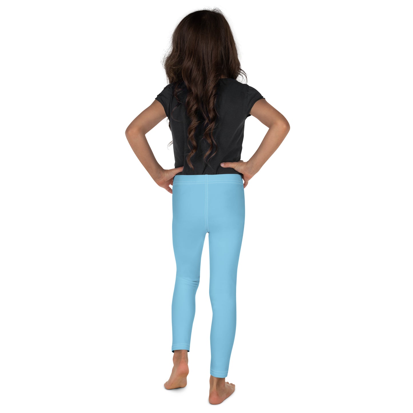 Kids Buttery Soft Sky Blue Leggings