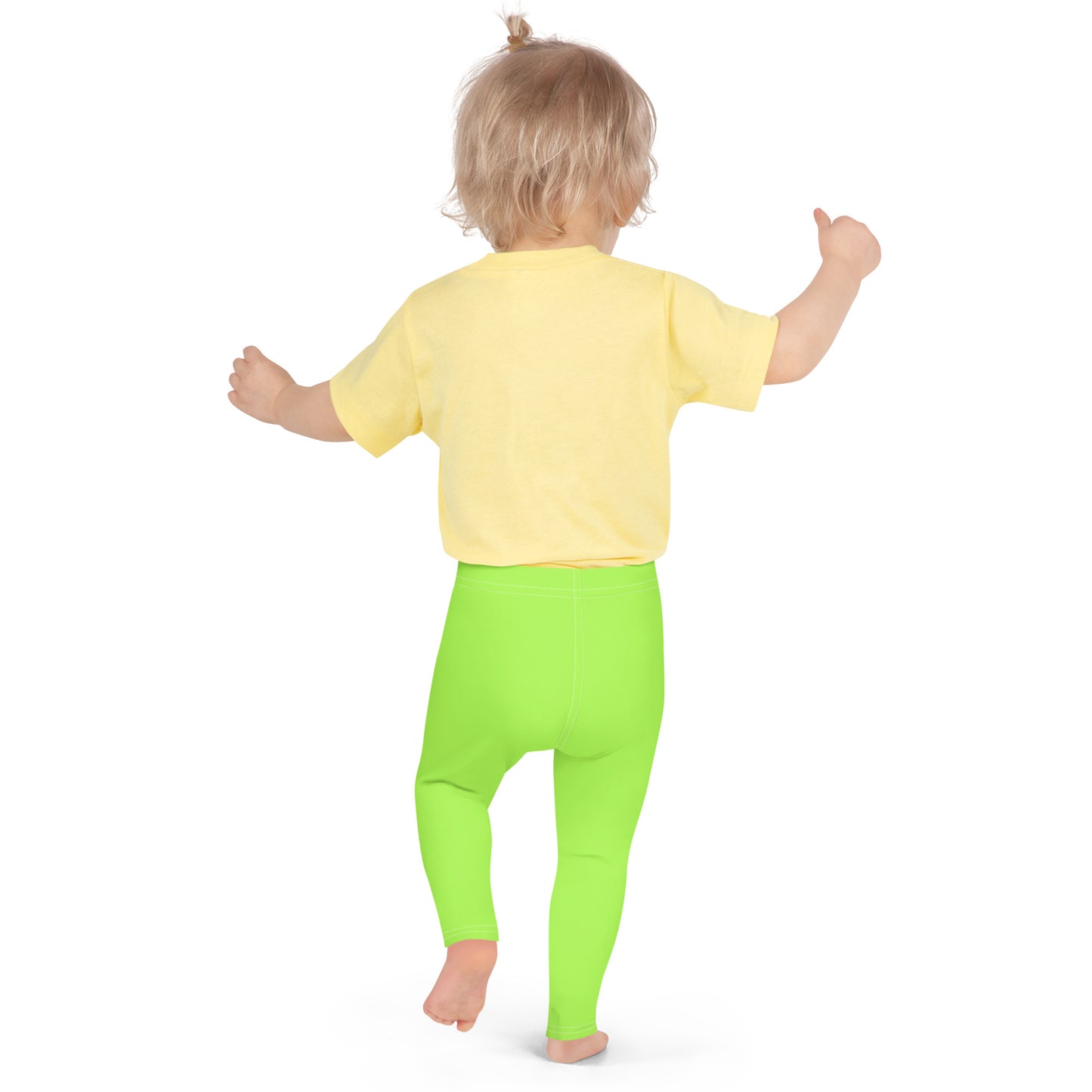 Kids Buttery Soft Lime Green Leggings