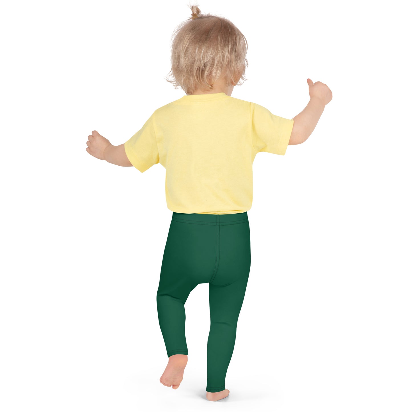 Kids Buttery Soft Dark Green Leggings