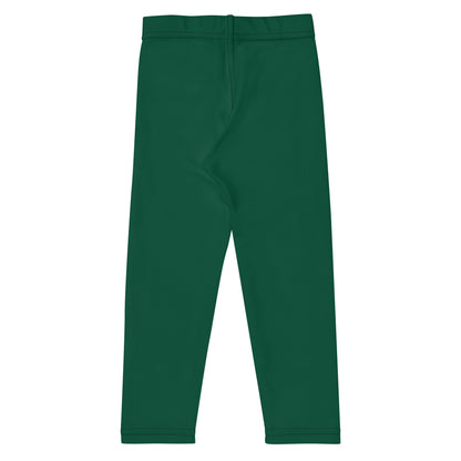 Kids Buttery Soft Dark Green Leggings