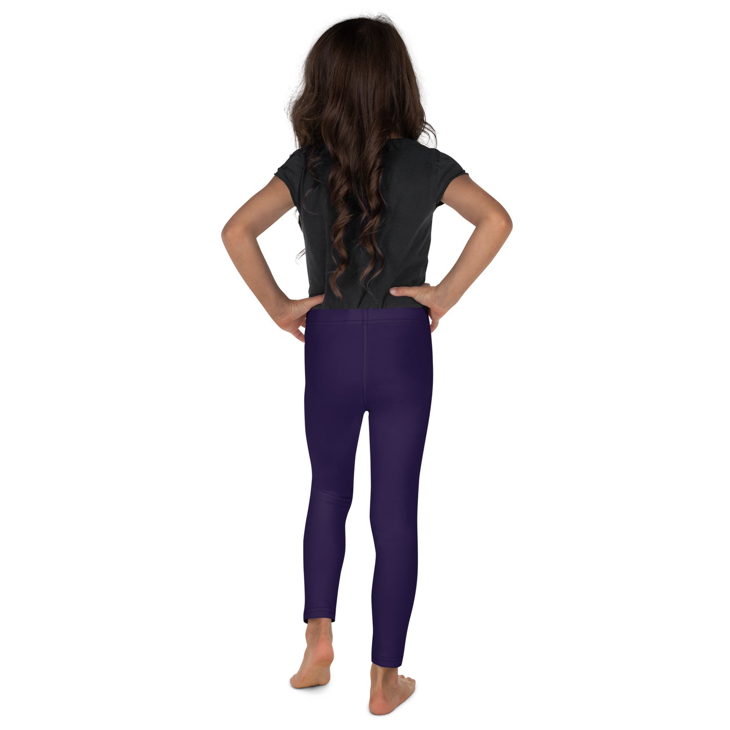 Kids Buttery Soft Dark Purple Leggings