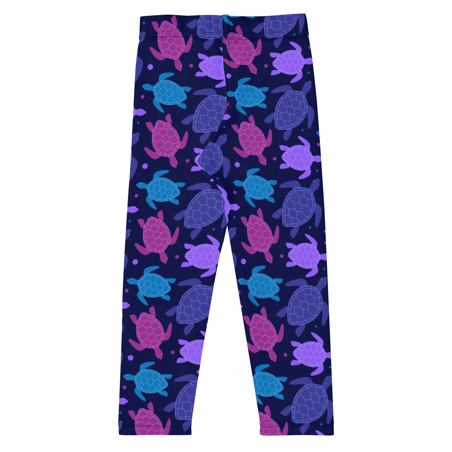 Girls Purple Turtles Buttery Soft Leggings