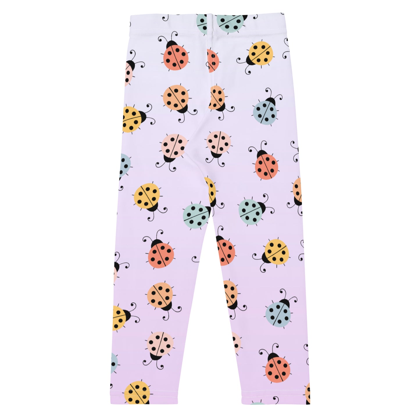 Girls Colorful Ladybug Buttery Soft Leggings