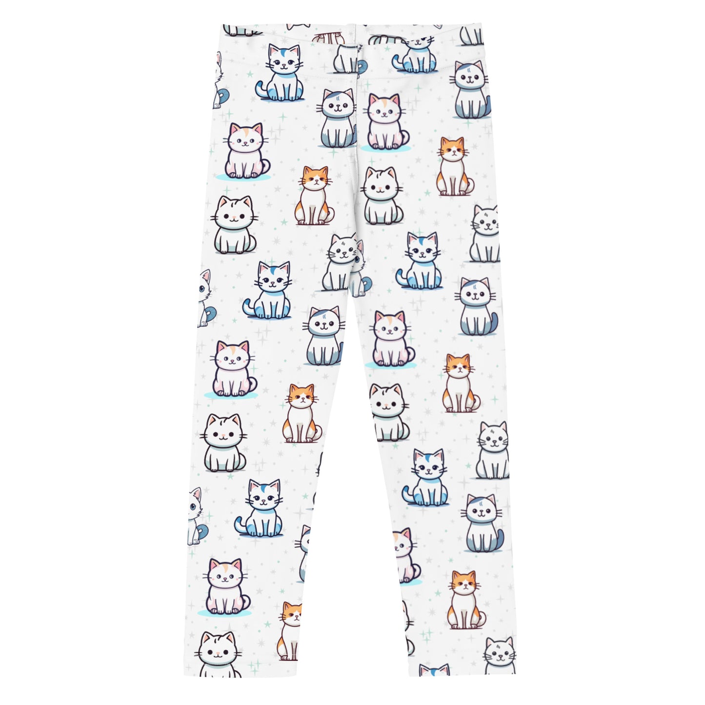 Girls Cats Pattern Leggings