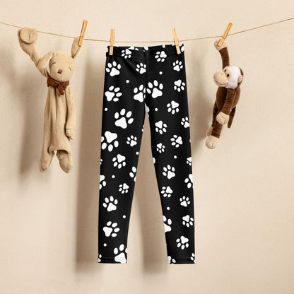 Kids Paw Print Leggings