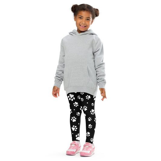 Kids Paw Print Leggings