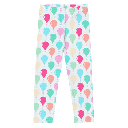 Girls Birthday Balloon Leggings