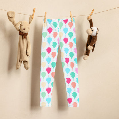 Girls Birthday Balloon Leggings