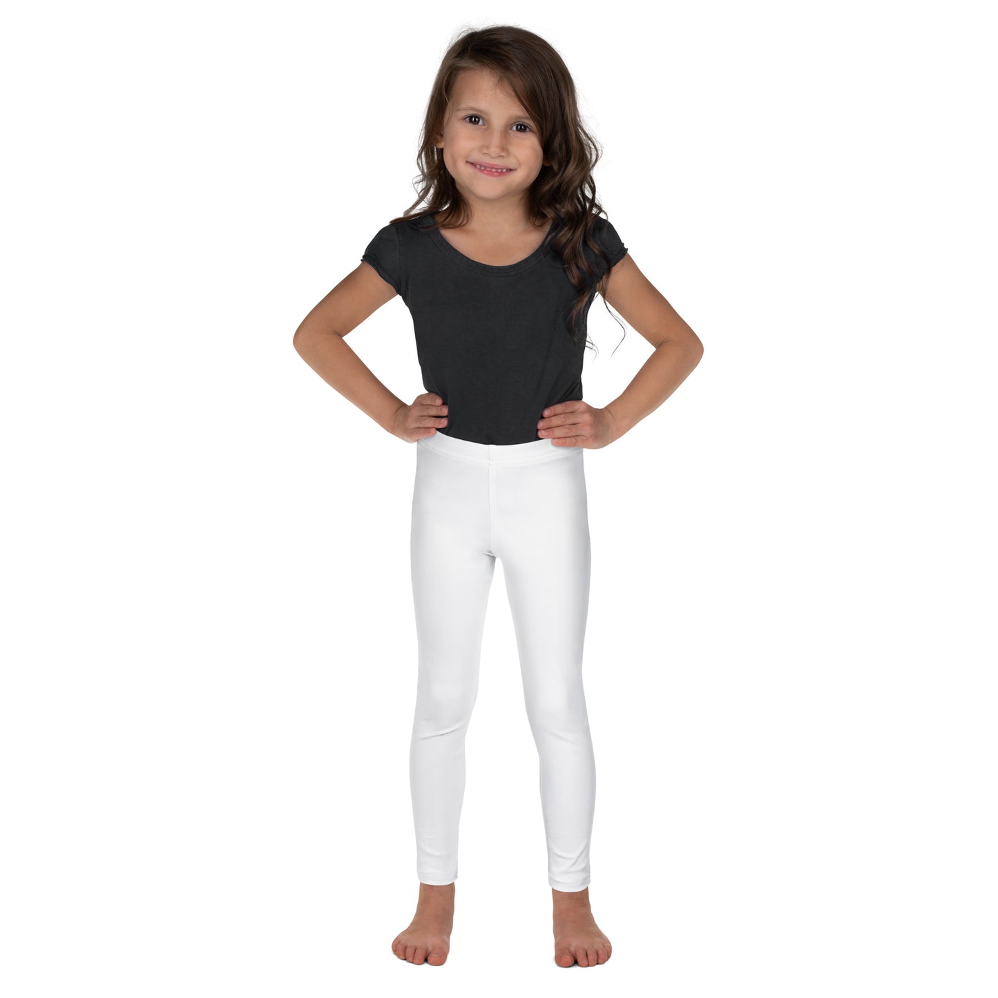 Kids Buttery Soft White Leggings