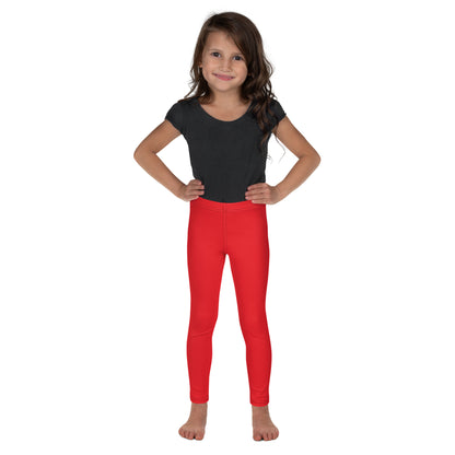 Kids Buttery Soft Red Leggings