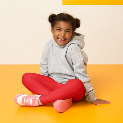 Kids Buttery Soft Red Leggings