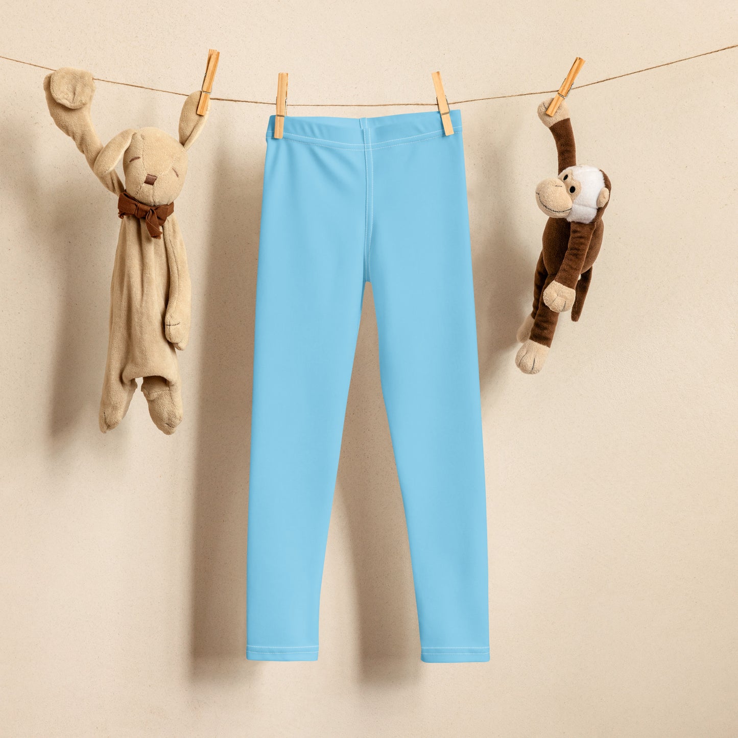 Kids Buttery Soft Sky Blue Leggings