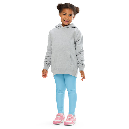 Kids Buttery Soft Sky Blue Leggings