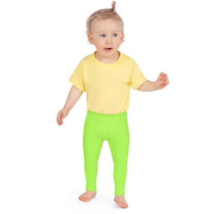 Kids Buttery Soft Lime Green Leggings