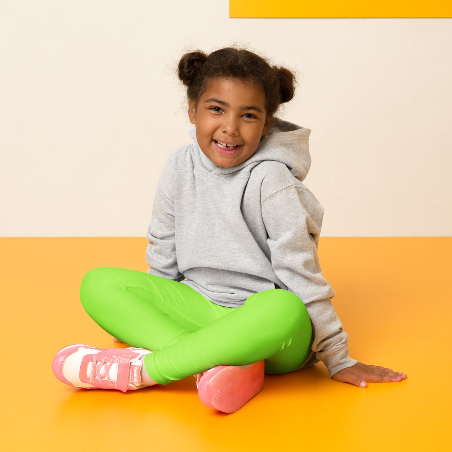 Kids Buttery Soft Lime Green Leggings