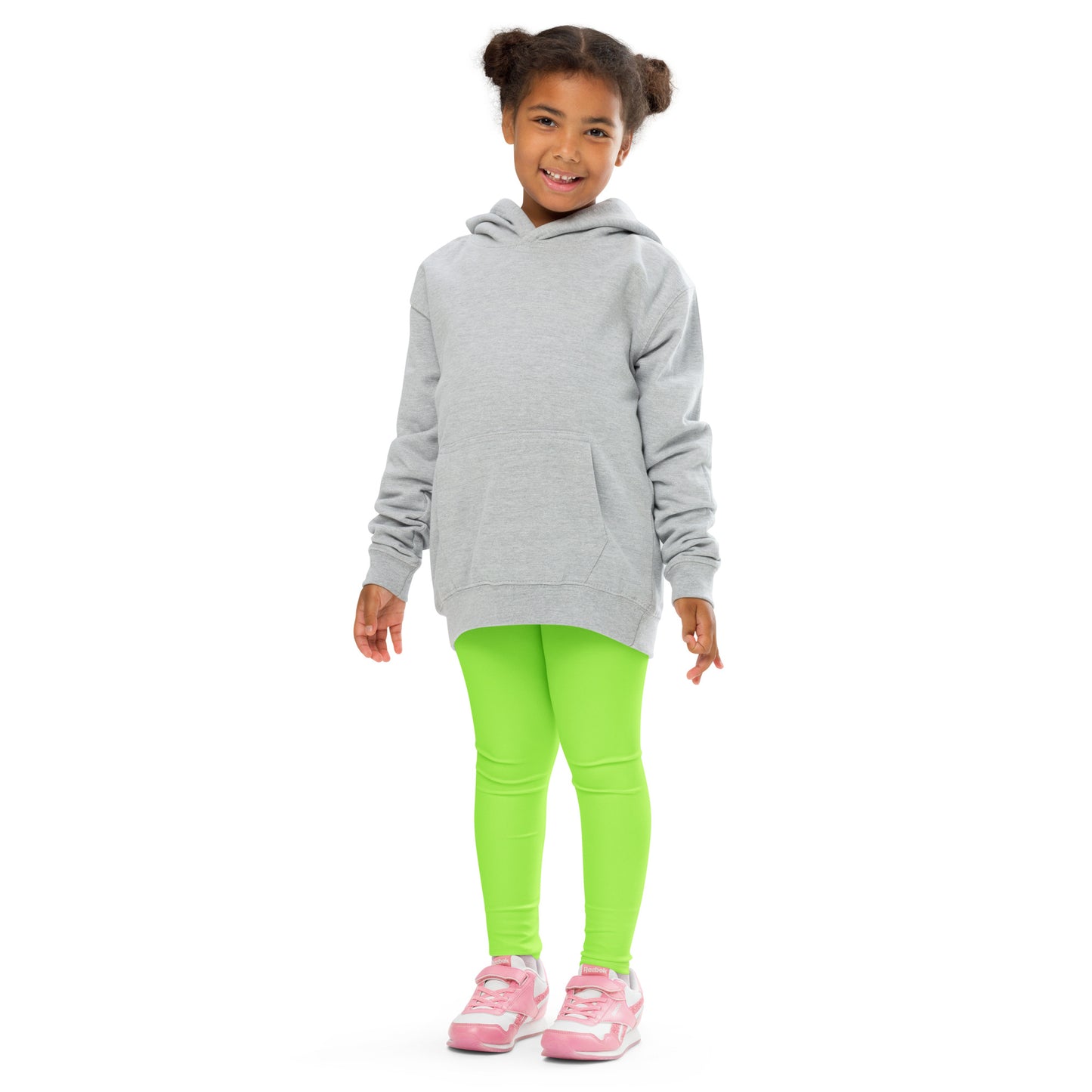 Kids Buttery Soft Lime Green Leggings