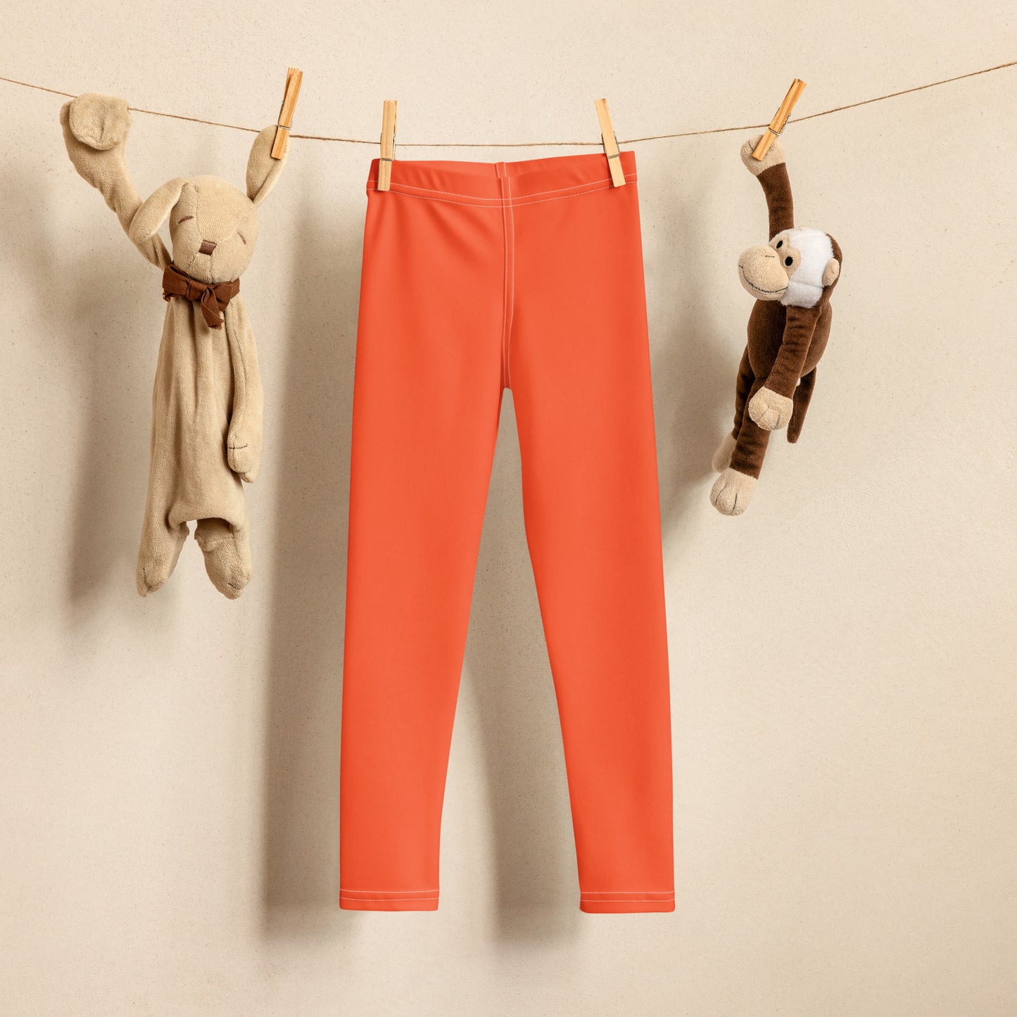 Kids Buttery Soft Orange Leggings