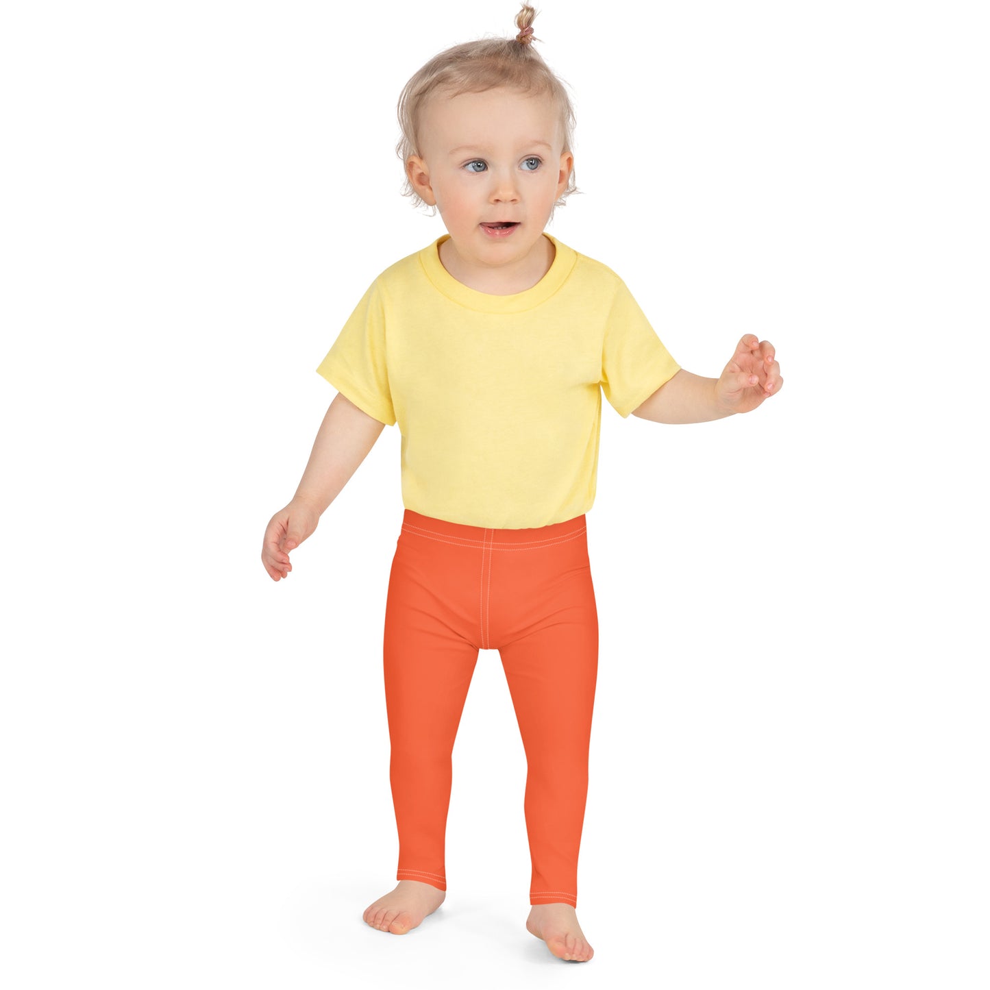 Kids Buttery Soft Orange Leggings