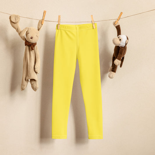 Kids Buttery Soft Yellow Leggings