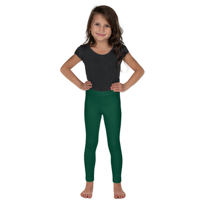 Kids Buttery Soft Dark Green Leggings