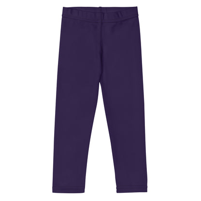 Kids Buttery Soft Dark Purple Leggings