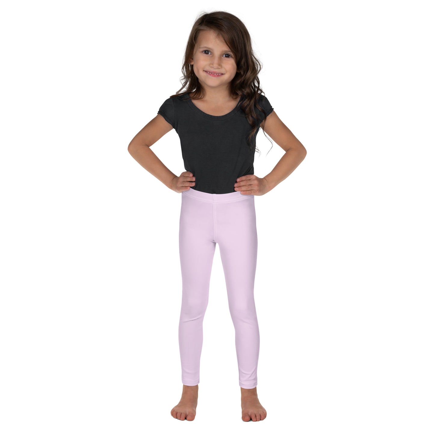 Girls Buttery Soft Light Pink Leggings