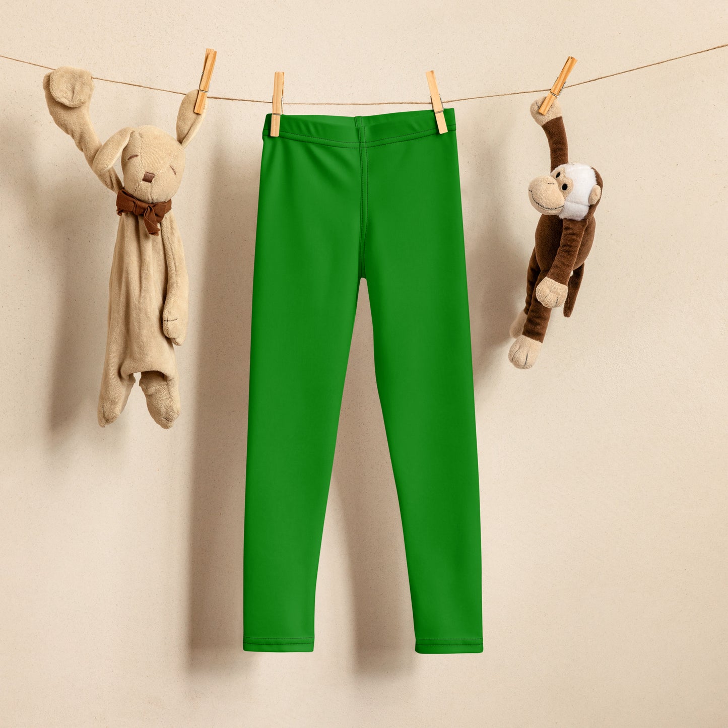 Kids Buttery Soft Green Leggings