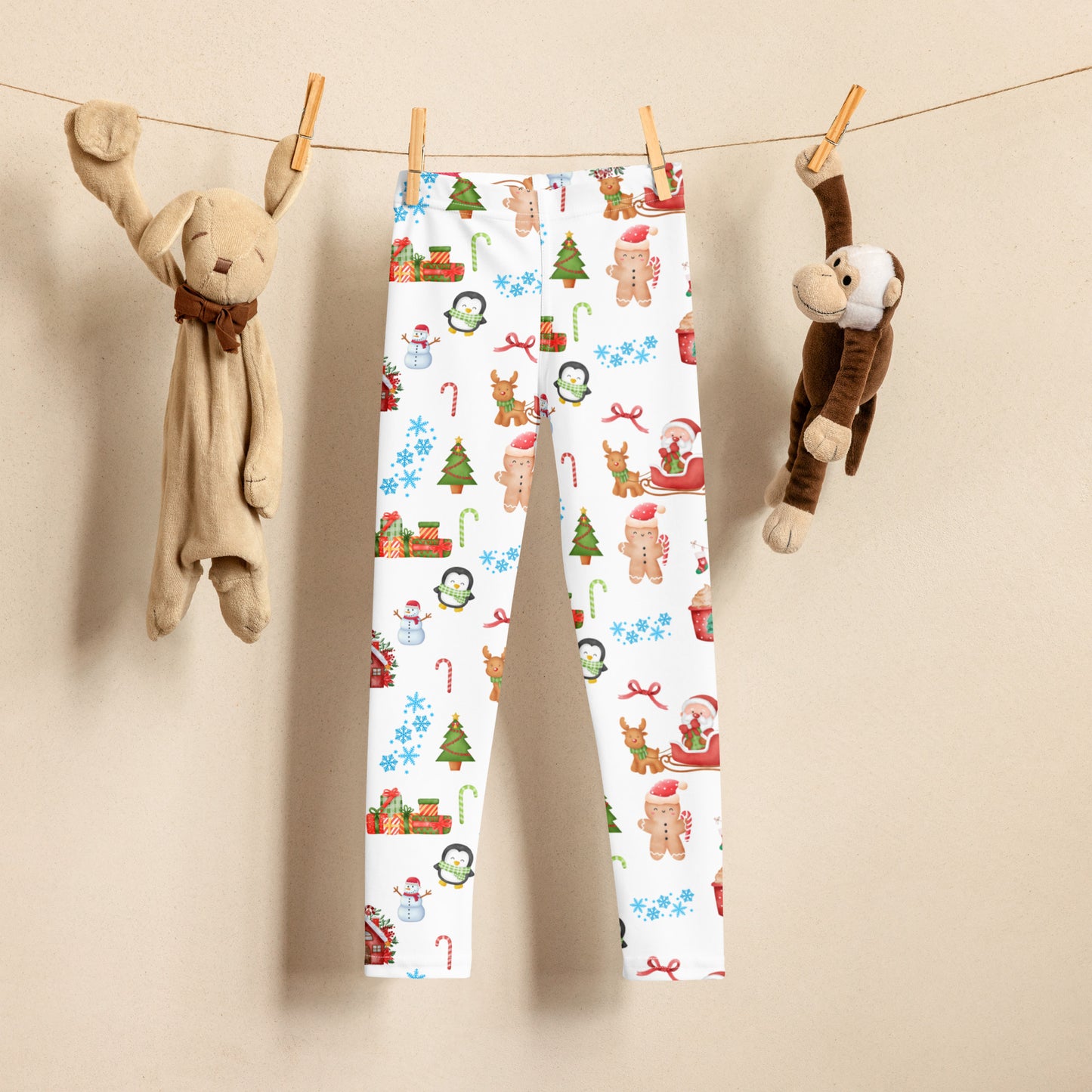 Girls Christmas Leggings