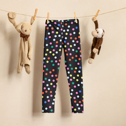 Girls Confetti Dots Buttery Soft Leggings