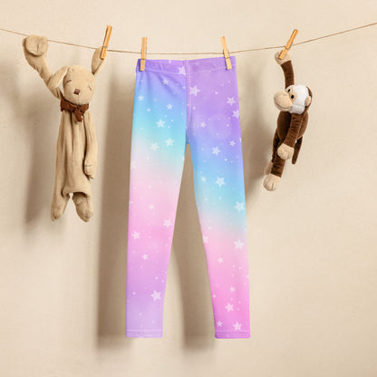 Girls Rainbow Stars Buttery Soft Leggings