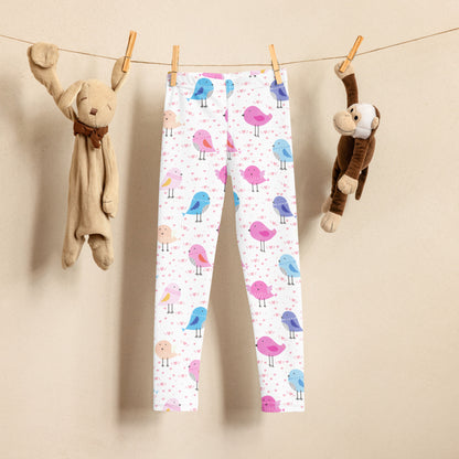 Girls Colorful Birds Buttery Soft Leggings