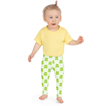 Kids Green Frog Buttery Soft Leggings