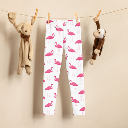 Kids Pink Flamingo Buttery Soft Leggings