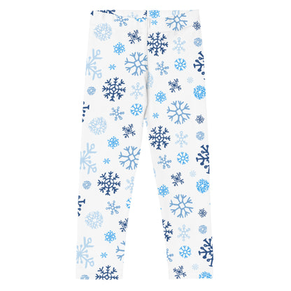 Kids Winter Snowflakes Buttery Soft Leggings