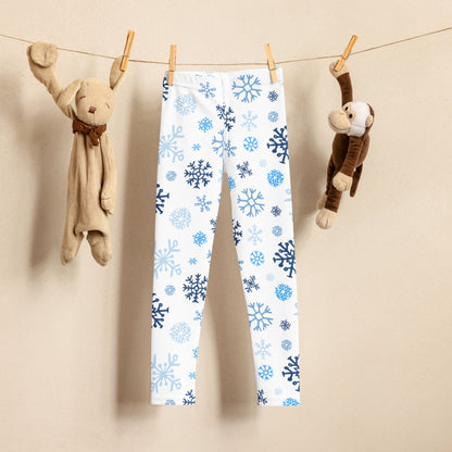 Kids Winter Snowflakes Buttery Soft Leggings