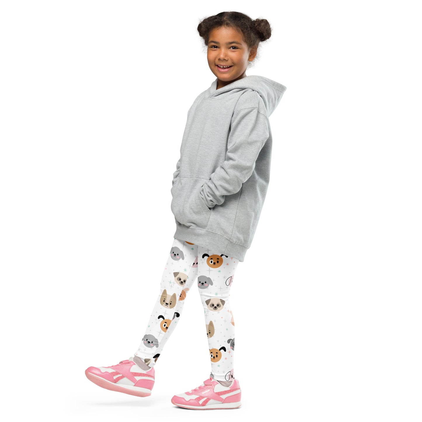 Kids Dog Face Leggings