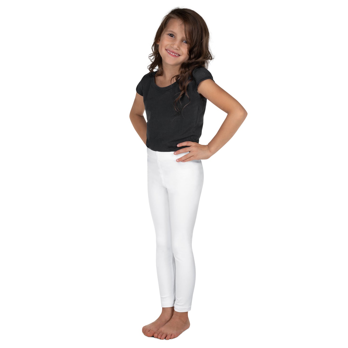 Kids Buttery Soft White Leggings