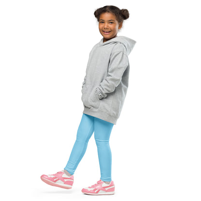 Kids Buttery Soft Sky Blue Leggings