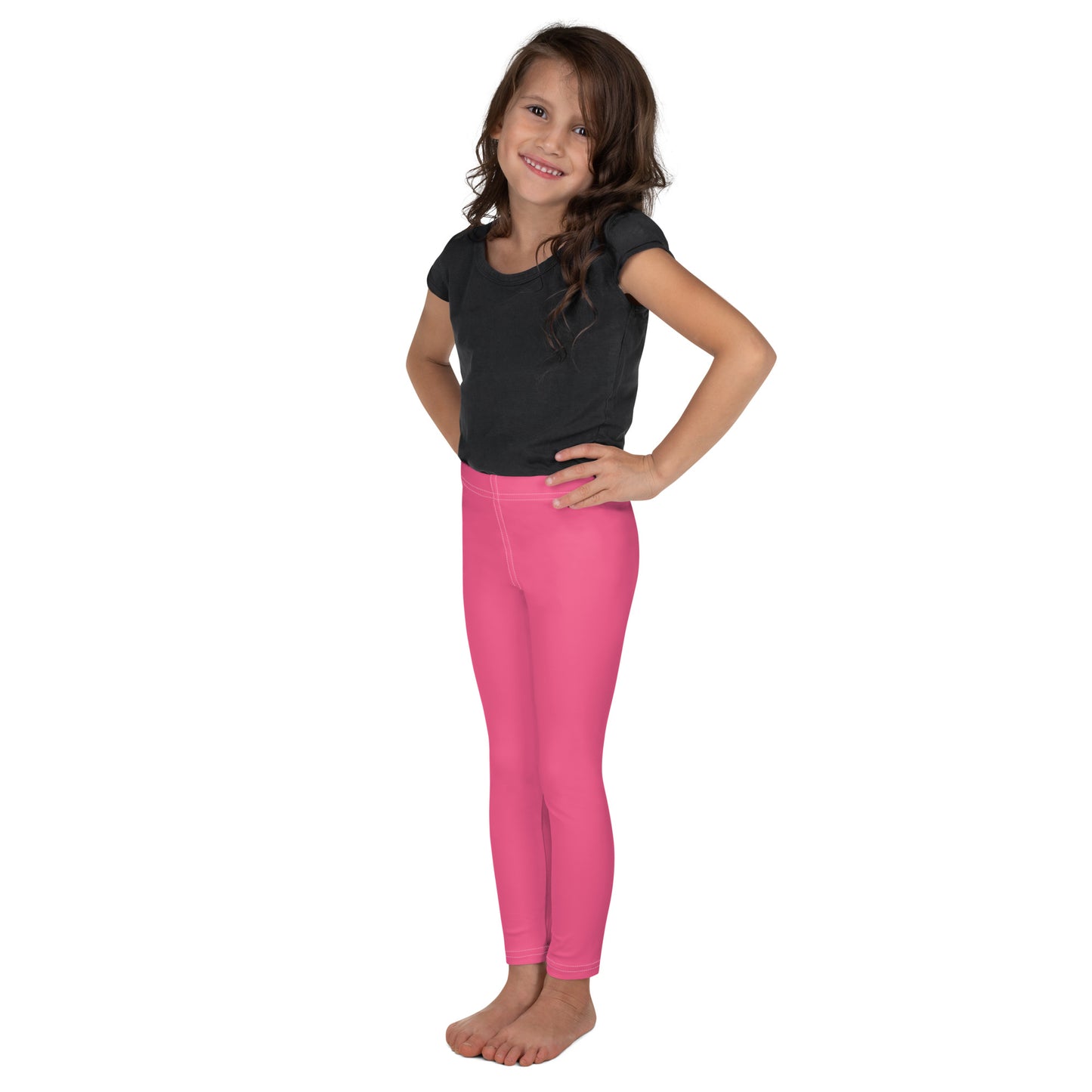 Kids Buttery Soft Pink Leggings