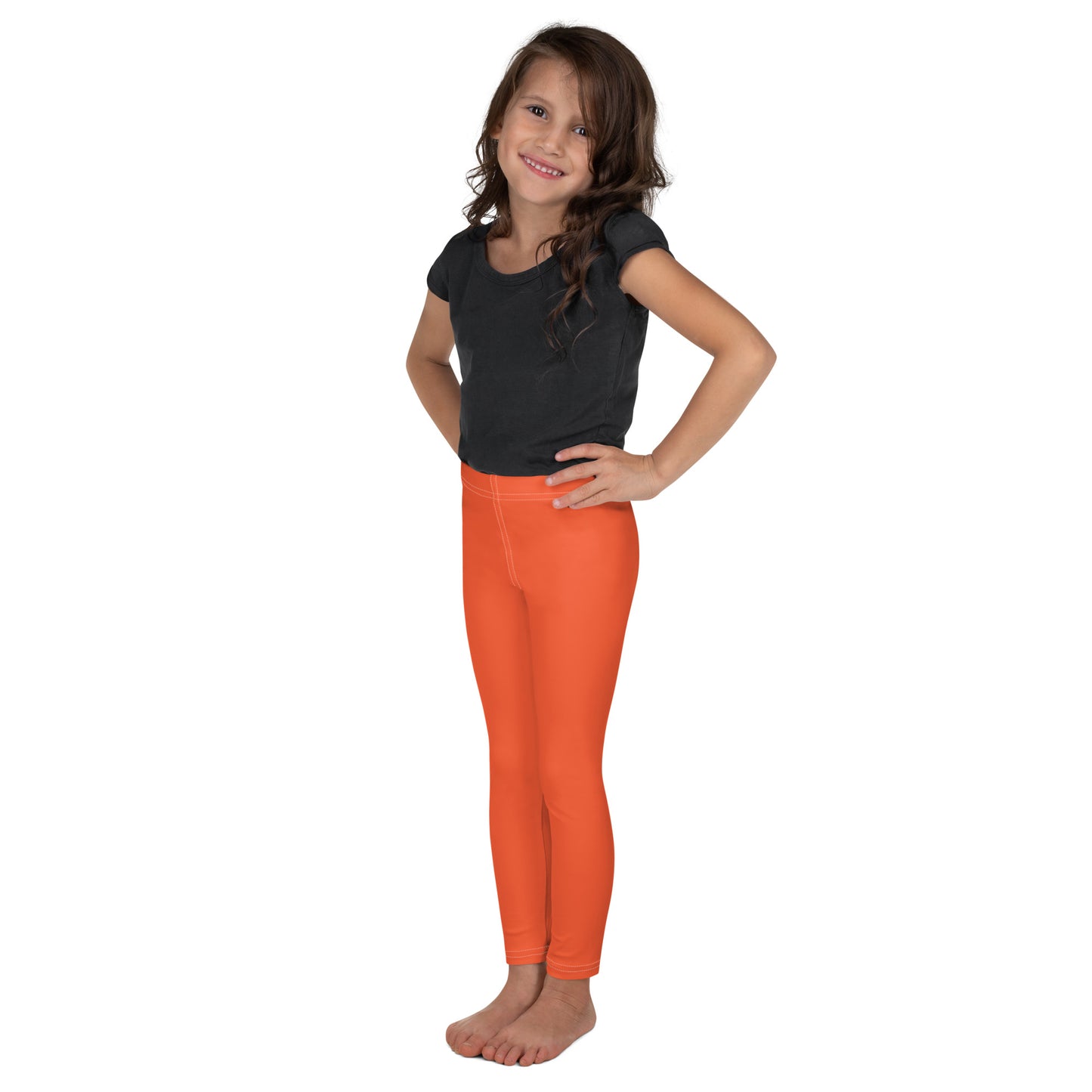 Kids Buttery Soft Orange Leggings